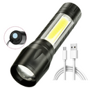 Lanterna tactica cu Zoom, rezistenta la apa, 3 moduri iluminare