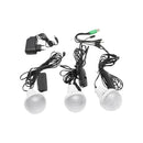 Kit Solar Portabil GD-8071 cu 3 Becuri LED, Incarcare Telefon, Radio FM, Bluetooth si MP3