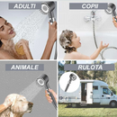 Para de dus de inalta presiune, 3 functii diferite si perie atasata