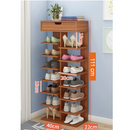 Pantofar cu 7 Etaje din PAL - Organizator Pantofi Elegant, Culoare Lemn Inchis