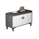 Dulap organizator pentru incaltaminte cu bancheta si 2 usi, 80x30x45 cm - Solutie completa de depozitare