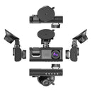 Camera Auto Triplu 1080P Full HD - Night Vision, G-Sensor, Monitorizare Parcare, Unghi 170°