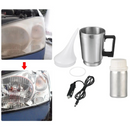 Kit Profesional Restaurare Faruri Auto cu Cana Electrica - Elimina Zgarieturile si Ingalbenirea