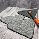Mop Triunghiular Extensibil Multifunctional - 6 Lavete, Racleta, Extensie 2.5m