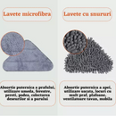 Mop Triunghiular Extensibil Multifunctional - 6 Lavete, Racleta, Extensie 2.5m