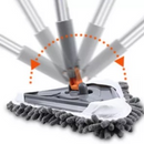 Mop Triunghiular Extensibil Multifunctional - 6 Lavete, Racleta, Extensie 2.5m