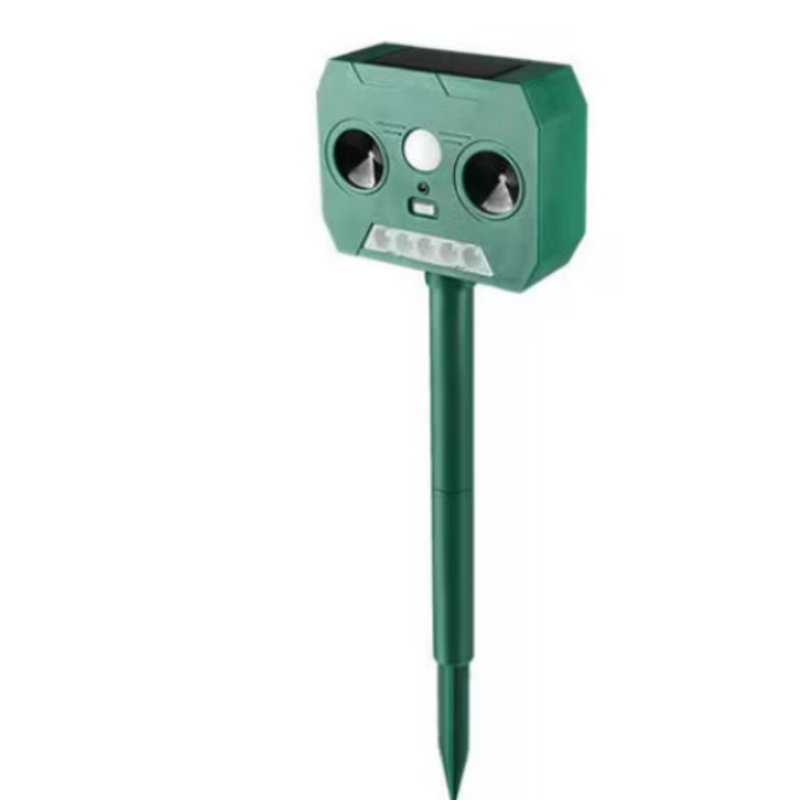 Aparat Solar Dublu Cu Ultrasunete | Dispozitiv Anti-Daunatori cu LED si Senzor PIR