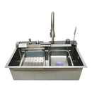 Chiuveta multifunctionala cu 2 cascade cu accesorii incluse, afisaj digital a temperaturii si robinet cascada