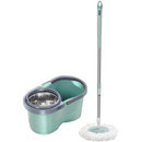 Mop Rotativ cu Galeata 8L si Sistem de Stoarcere - Set Complet cu 2 Rezerve Microfibra