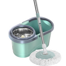 Mop Rotativ cu Galeata 8L si Sistem de Stoarcere - Set Complet cu 2 Rezerve Microfibra