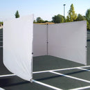 Prelata laterala pavilion/cort 9m x 192cm - Protectie impermeabila culoare alba