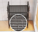 Suport organizator pentru microunde cu 2 rafturi - Raft multifunctional bucatarie cu agatatoare