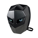Rucsac Moto Impermeabil cu LED si Design Carbon - Compartiment Laptop, Carcasa Rigida