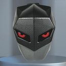 Rucsac Moto Impermeabil cu LED si Design Carbon - Compartiment Laptop, Carcasa Rigida