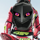 Rucsac Moto Impermeabil cu LED si Design Carbon - Compartiment Laptop, Carcasa Rigida