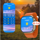 Smartwatch K4G Ultra cu SIM 4G - Apeluri Video, Asistent AI si Monitor Sanatate