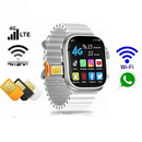 Smartwatch K4G Ultra cu SIM 4G - Apeluri Video, Asistent AI si Monitor Sanatate