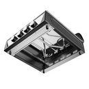 Aragaz Star Chef 4 Arzatoare - Carcasa Metalica Rezistenta, Design Robust cu Capac Protectie