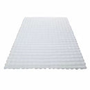 Covor Pufos din Blana Artificiala Design 3D Bubble 180x230cm - Alb Nordic pentru Living si Dormitor