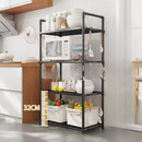 Etajera Bucatarie cu 4 Nivele pentru Microunde si Accesorii - Organizator Multifunctional 115cm