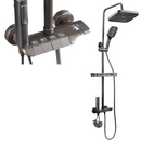 Sistem Dus Premium | Cap De Dus Ploaie Cu Furtun + 3 Moduri Pulverizare + Termostat Integrat