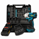 Cheie de Impact Masina de Insurubat  550Nm, 43 accesorii, 2 acumulatori 48V, valiza de transport inclusa