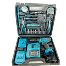 Bormasina WERSTIL 48V cu Percutie si Autofiletanta - Set Complet cu 2 Acumulatori 5Ah si 30 Accesorii