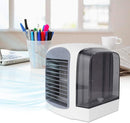 Mini Aer Conditionat Portabil 4 in 1 - Ventilator, Umidificator, Purificator cu LED, USB, Ultra Silentios