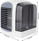 Mini Aer Conditionat Portabil 4 in 1 - Ventilator, Umidificator, Purificator cu LED, USB, Ultra Silentios