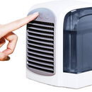 Mini Aer Conditionat Portabil 4 in 1 - Ventilator, Umidificator, Purificator cu LED, USB, Ultra Silentios