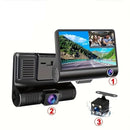 Camera Auto 3 In 1 | Fata + Interior + Spate | Full HD 1080p, Ecran 4 Inch, Senzor Miscare