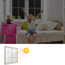 Pachet! 1+1 Perdea draperie opaca pentru fereastra, impotriva razelor UV, blackout 100% - Blocare Totala a Luminii si Protectie UV