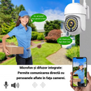 Camera Supraveghere WiFi Smart Exterior cu Vedere Nocturna Color, Detectie Miscare si Control Telefon
