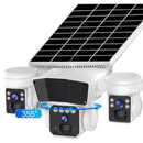 *PROMO* Camera Supraveghere, Conexiune 4G, Panou Solar | 3 Senzori PIR, Baterie 16000mAh, Card 32GB, PTZ, Control 360