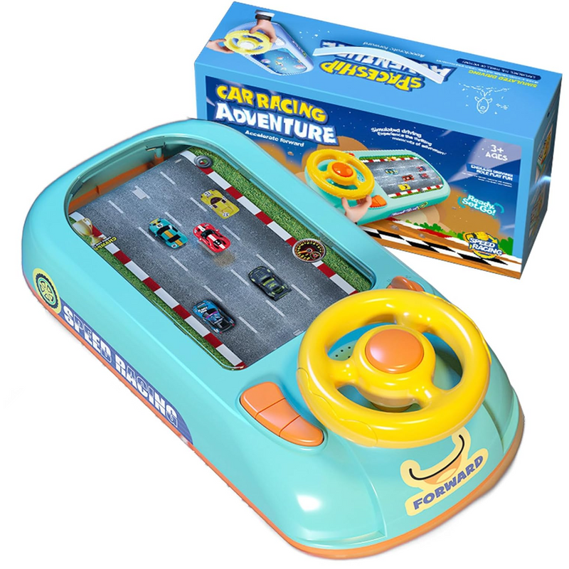 Jucarie Interactiva Volan, model nave spatiale, sunete si functii, alimentare USB, pentru copii 3-6 Ani