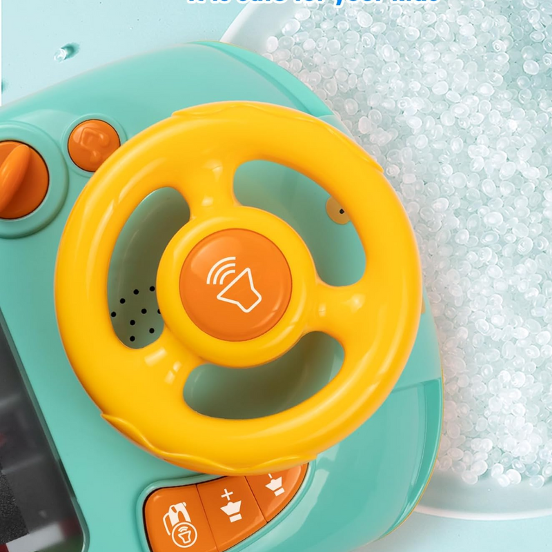 Jucarie Interactiva Volan, model nave spatiale, sunete si functii, alimentare USB, pentru copii 3-6 Ani