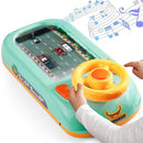 Jucarie Interactiva Volan, model nave spatiale, sunete si functii, alimentare USB, pentru copii 3-6 Ani