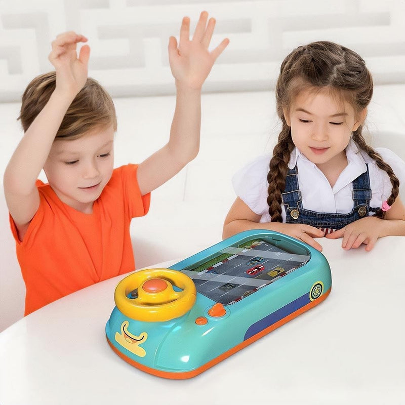 Jucarie Interactiva Volan, model nave spatiale, sunete si functii, alimentare USB, pentru copii 3-6 Ani