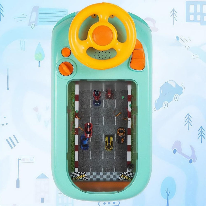 Jucarie Interactiva Volan, model nave spatiale, sunete si functii, alimentare USB, pentru copii 3-6 Ani