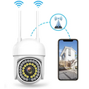 Set 2 Camere Supraveghere WiFi Exterior/Interior cu Vedere Nocturna Color, Control Telefon, Detectie Miscare