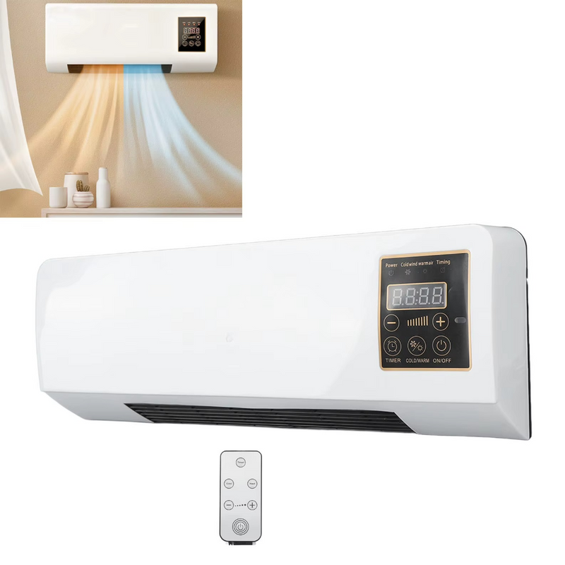 Aeroterma Portabila 2 In 1 | Incalzire Si Racire + Telecomanda + Putere 2000W