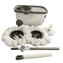 Mop Rotativ PRO 360 cu Galeata Dubla si Stoarcere Automata - Include 2 Rezerve Cadou