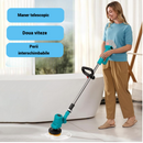 Perie Electrica Multifunctionala 48V cu Maner Telescopic, 2 Acumulatori, Incarcator si 3 perii interschimbabile