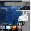 Set 1+1 Camera Supraveghere Solara 4G cu SIM, 5MP Full HD 1080p, Zoom 10X, Panou Solar 9W, IP66