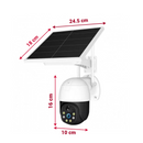 Set 1+1 Camera Supraveghere Solara 4G cu SIM, 5MP Full HD 1080p, Zoom 10X, Panou Solar 9W, IP66