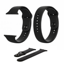 Curea Silicon Premium 20mm - Universala pentru Smartwatch si Ceasuri Clasice - Design Elegant Negru
