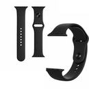 Curea Silicon Premium 20mm - Universala pentru Smartwatch si Ceasuri Clasice - Design Elegant Negru