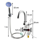 Robinet Electric cu Incalzire Instanta 60°C - Apa Calda Instant pentru Chiuveta + Dus Inclus