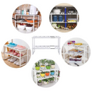 Pachet 1+1 Etajera Ajustabila Sub Chiuveta - Organizator Spatiu 2 Rafturi Bucatarie si Baie