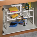 Pachet 1+1 Etajera Ajustabila Sub Chiuveta - Organizator Spatiu 2 Rafturi Bucatarie si Baie
